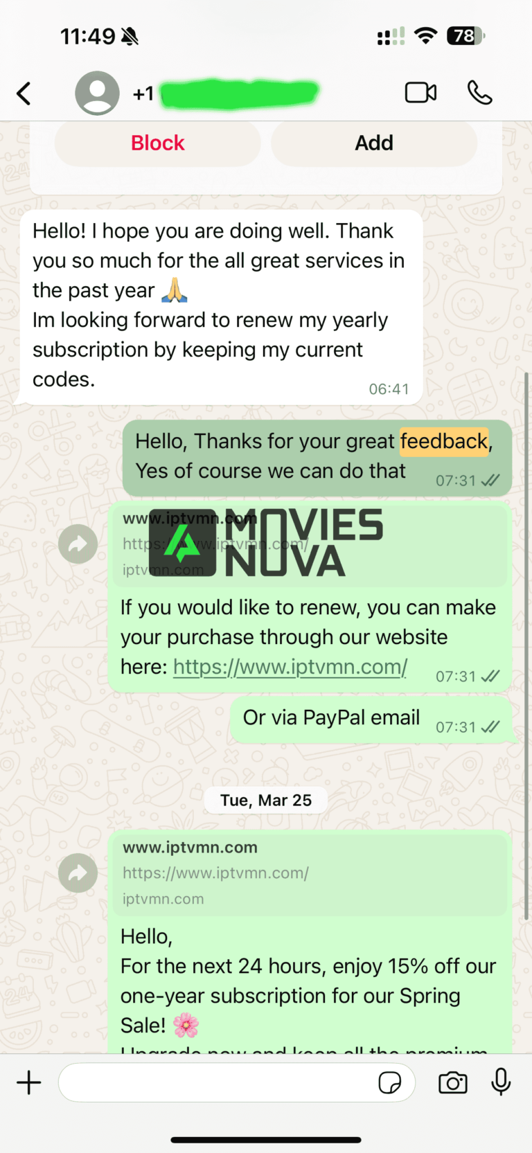 Customer feedback 5 star rating in canada